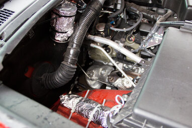 Tie your food under the hood