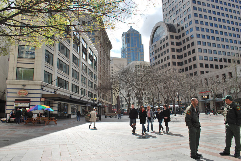 Westlake Park in Seattle