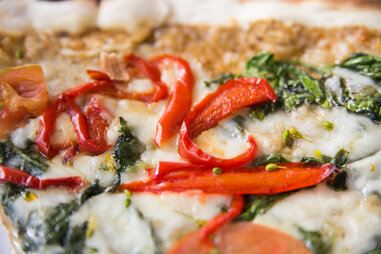 red peppers on pizza