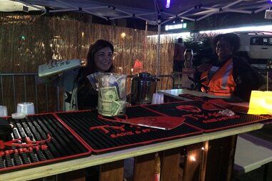 bar, outdoor bar, Oakland First Fridays