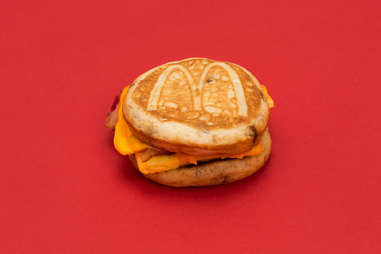 McDonald's bacon, egg, cheese McGriddle