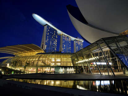 exterior of Marina Bay Sands in Singapore