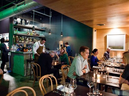 patrons dining at the 404 kitchen