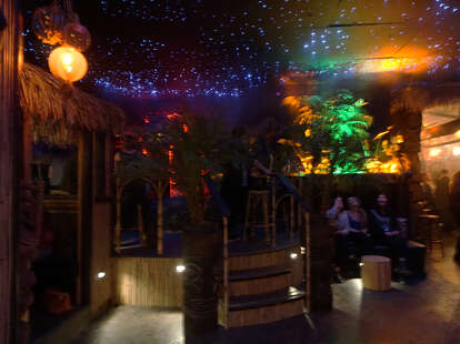 interior pagan idol san francisco tiki cocktail bar
