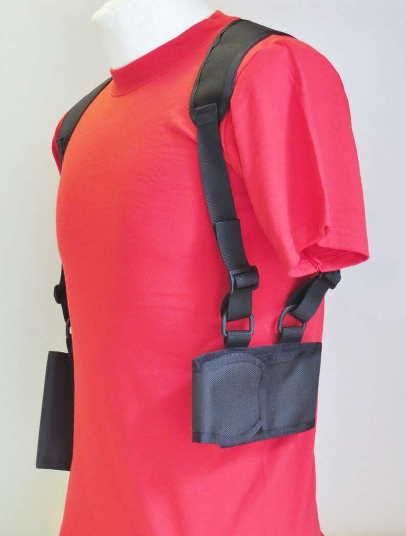 Cell phone shoulder holster from Amazon