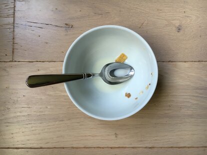 Empty Cereal Bowl