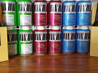 white birch brewing new hampshire craft beer brewery beer cans
