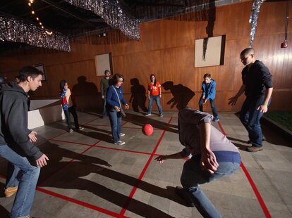 adults playing games