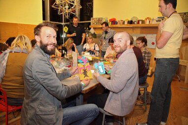 adults at the children’s museum