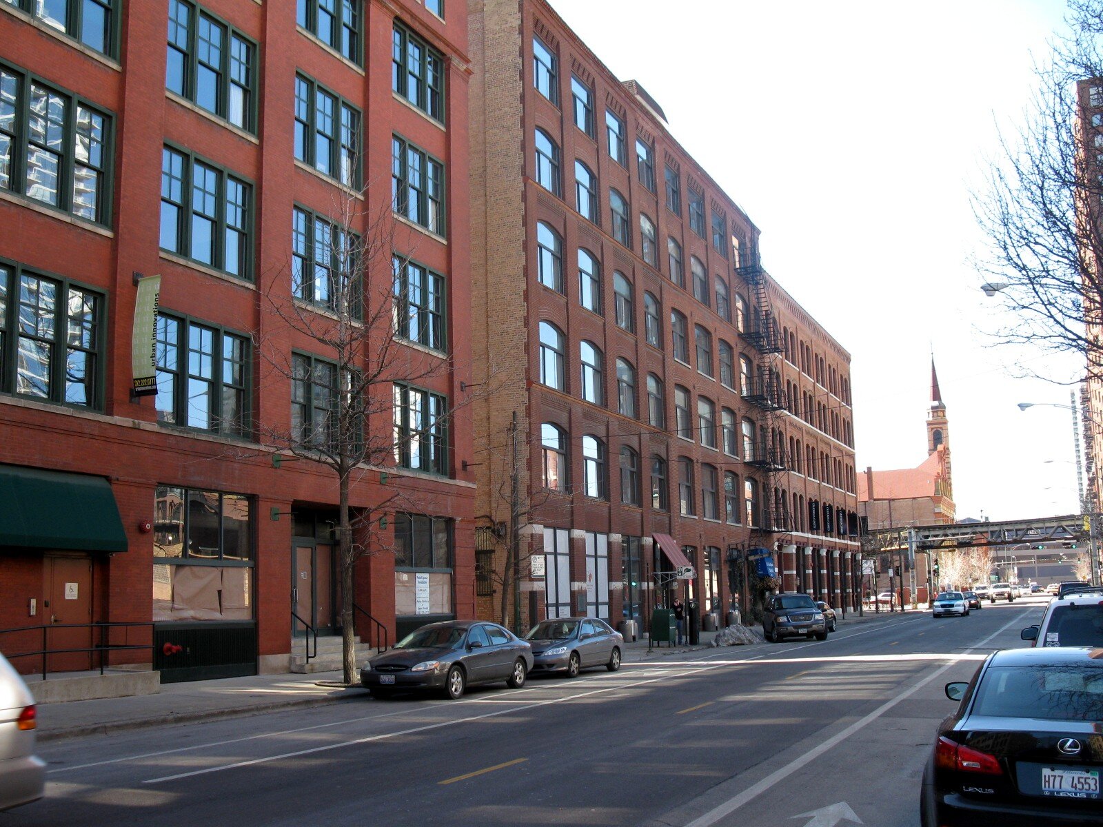 Illinois St. near Wells St.