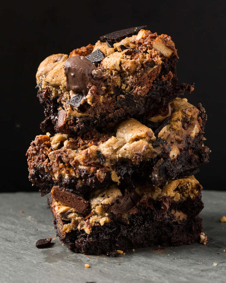 Girl Scout Cookies Brownies -- Thrillist Recipe