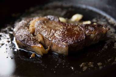 searing steak