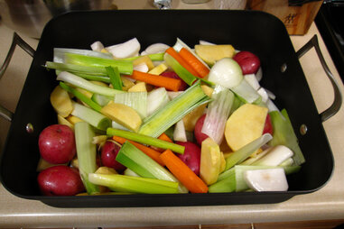 roasting vegetables