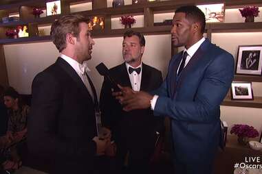 Ryan Gosling, Russell Crowe, Michael Strahan at the Oscars