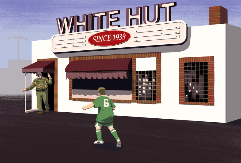 An Illustration of The White Hut