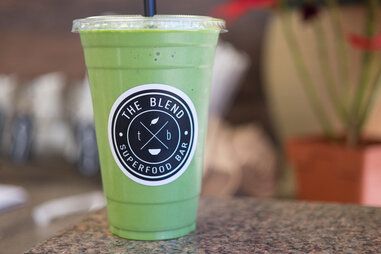 green smoothie, smoothie, The Blend, San Diego smoothies