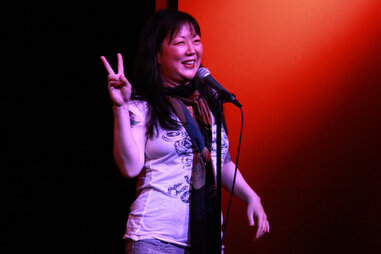 Margaret Cho performing at Atlanta’s Laughing Skull Lounge comedy club