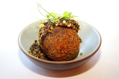 Uni arancini at Seaspice Miami