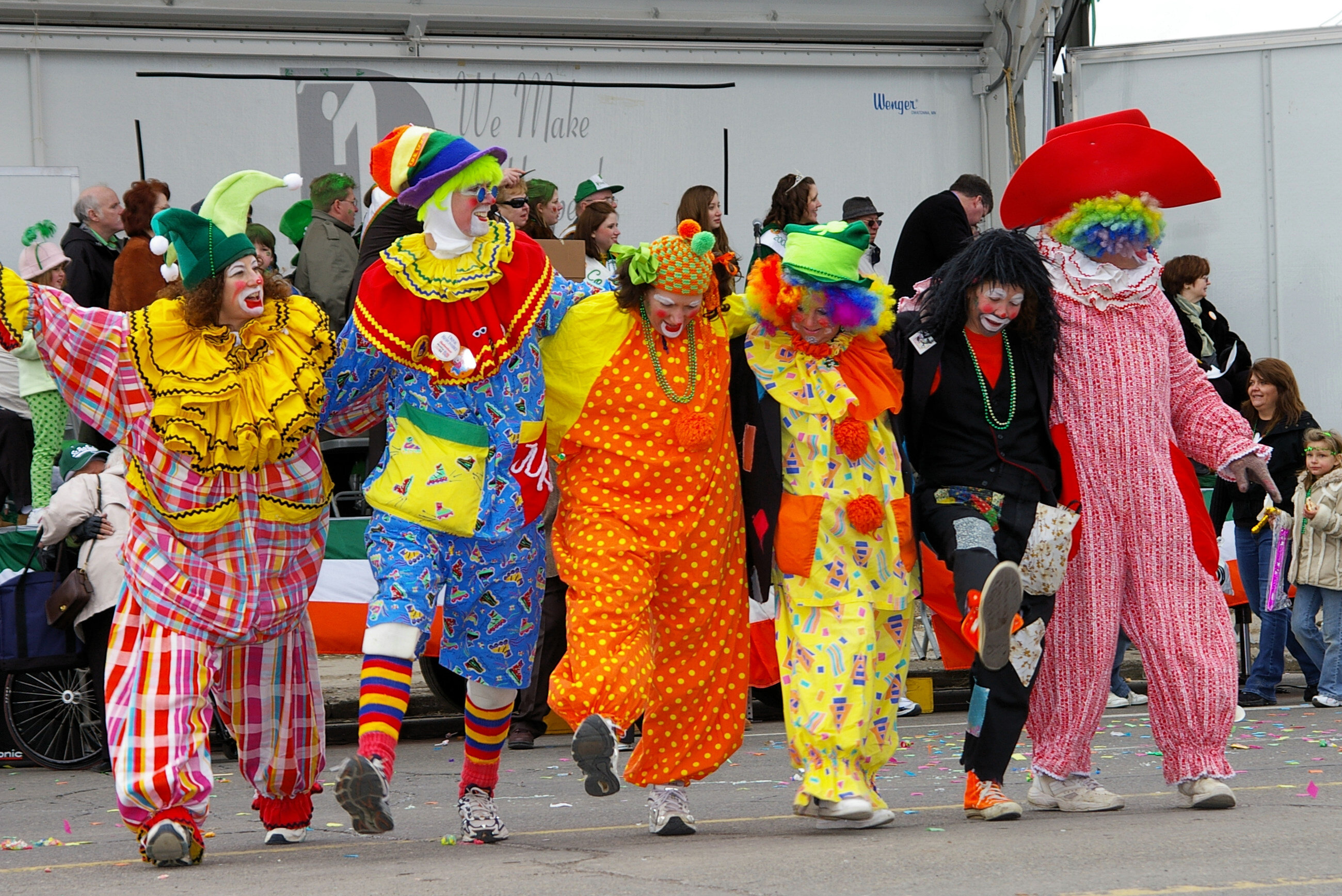 St. Patrick’s Parade participants in Detroit