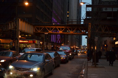 Chicago Loop traffic