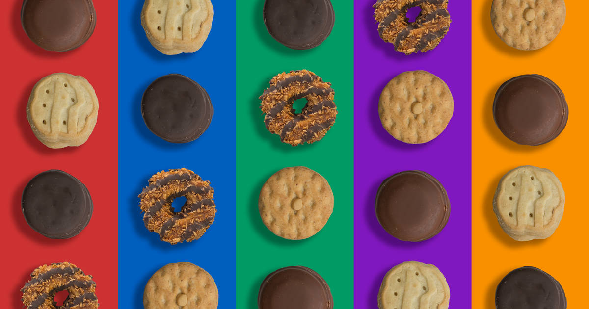 Raspberry Rally Girl Scout Cookie Boxes Selling on  at High Prices