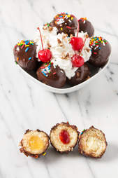 Banana Split Bombs -- Thrillist Recipes