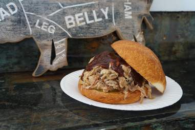 Smok'd Hog BBQ's KC Pulled Pork Sandwich