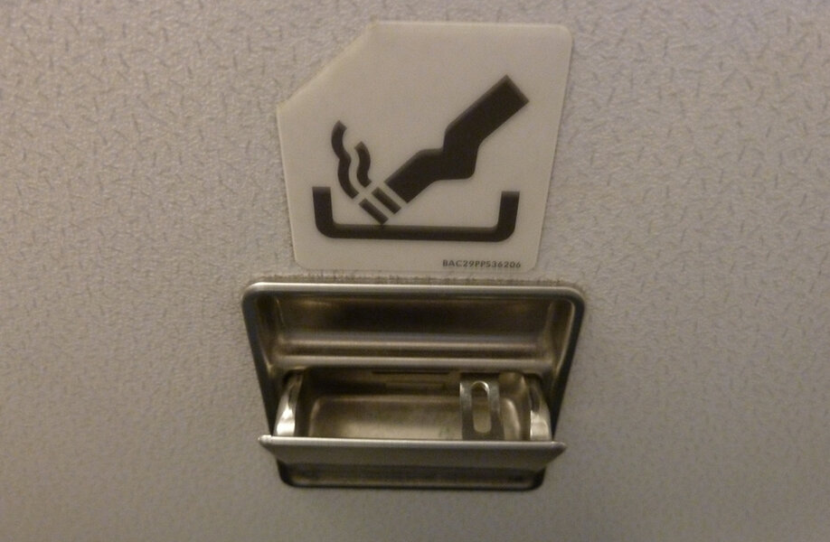 Why Do Airplanes Have Ashtrays Thrillist