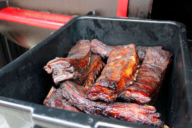 Iron Grate Barbecue Milwaukee meat close up