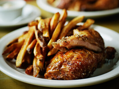 Grilled chicken and french fries Best Chicken dishes in LA
