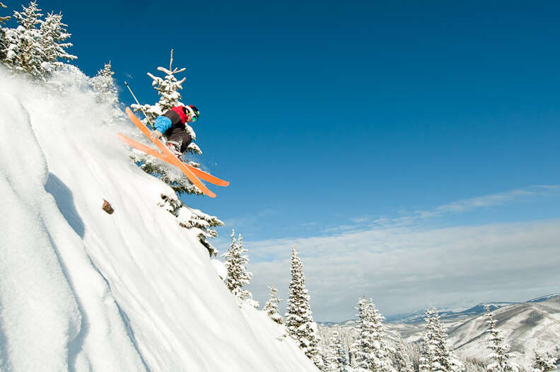 Skiing in Vail, Colorado