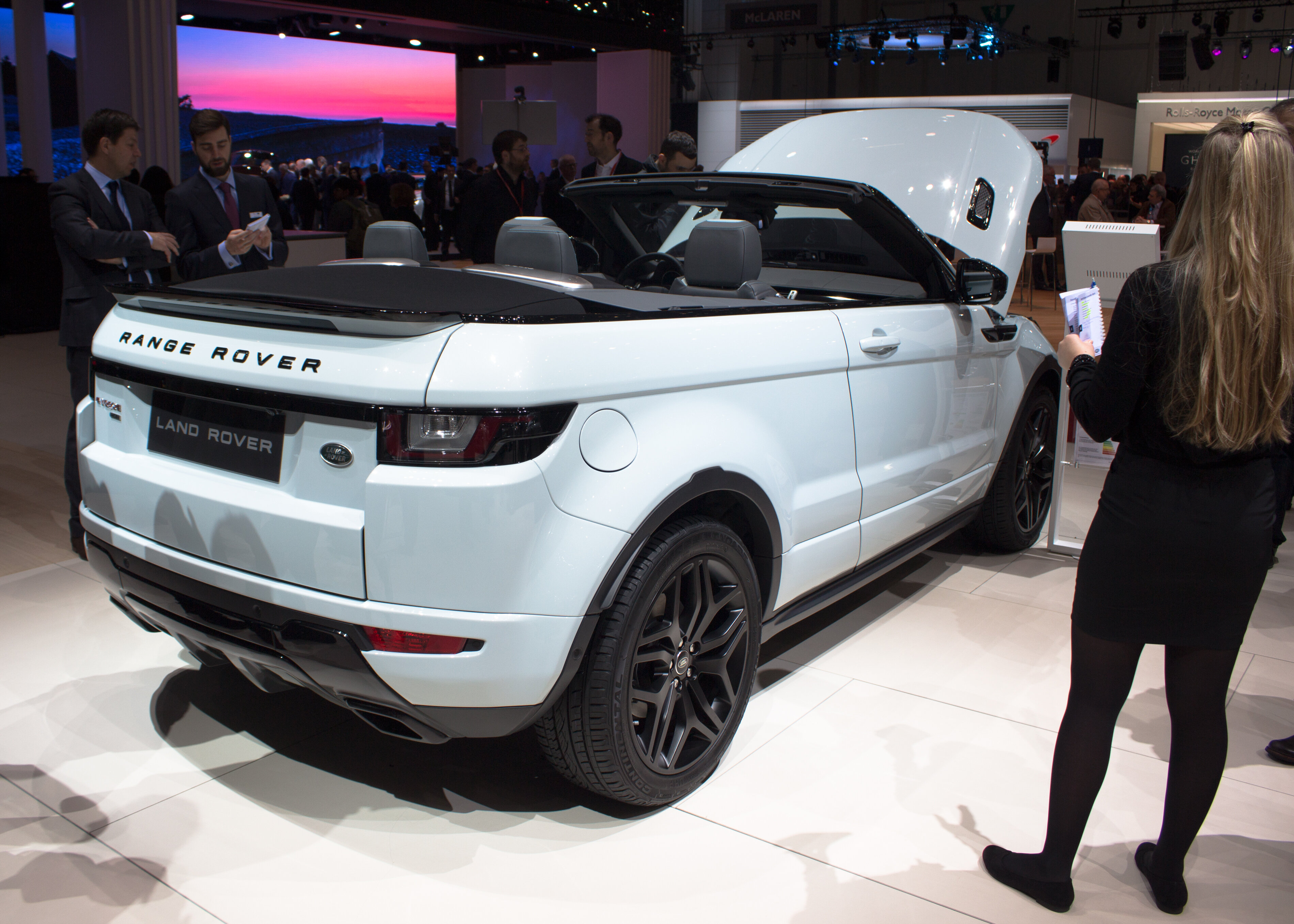 Land Rover Range Rover Evoque Convertible Geneva Auto Show 2016