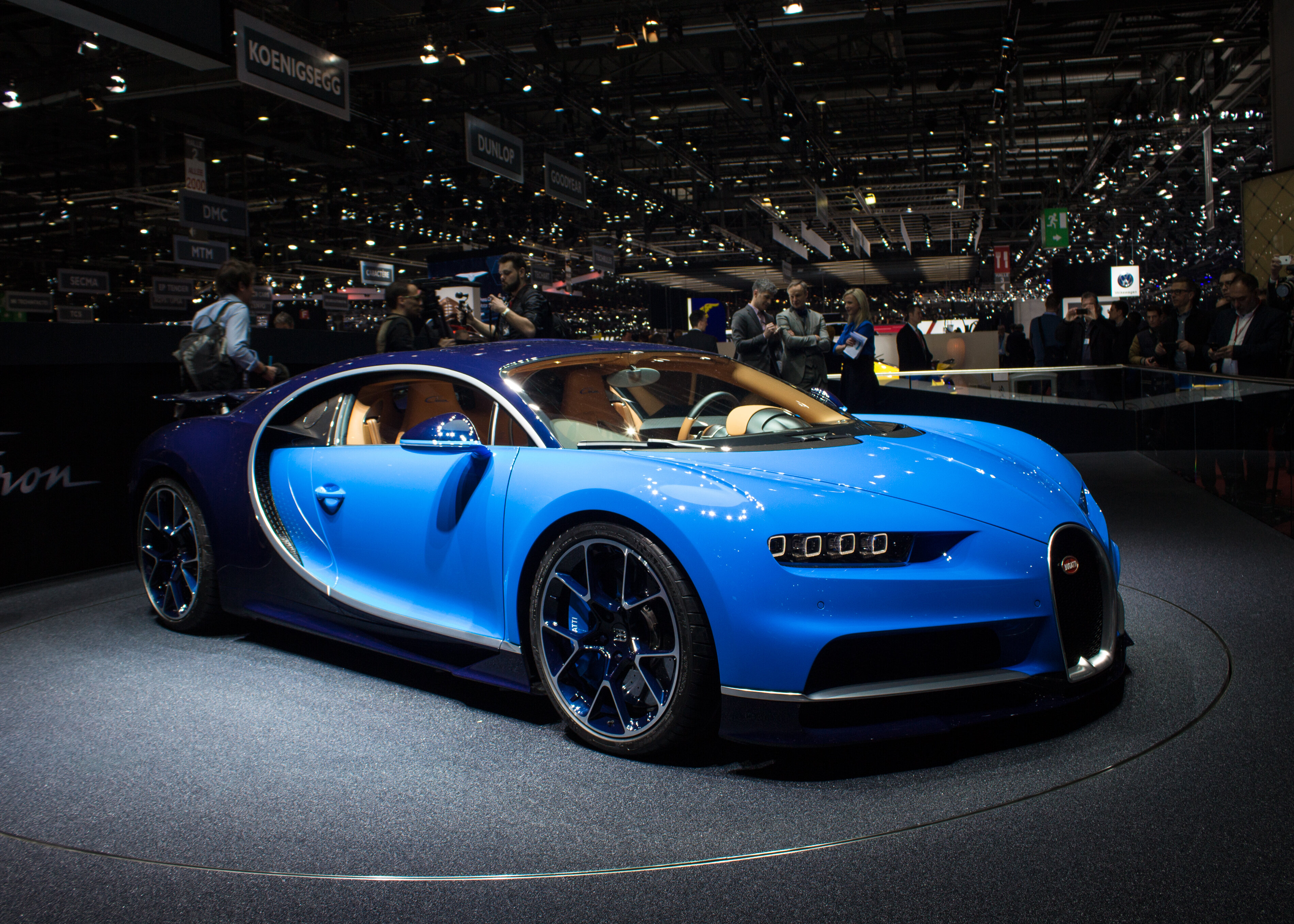 Bugatti Chiron at Geneva Auto Show 2016