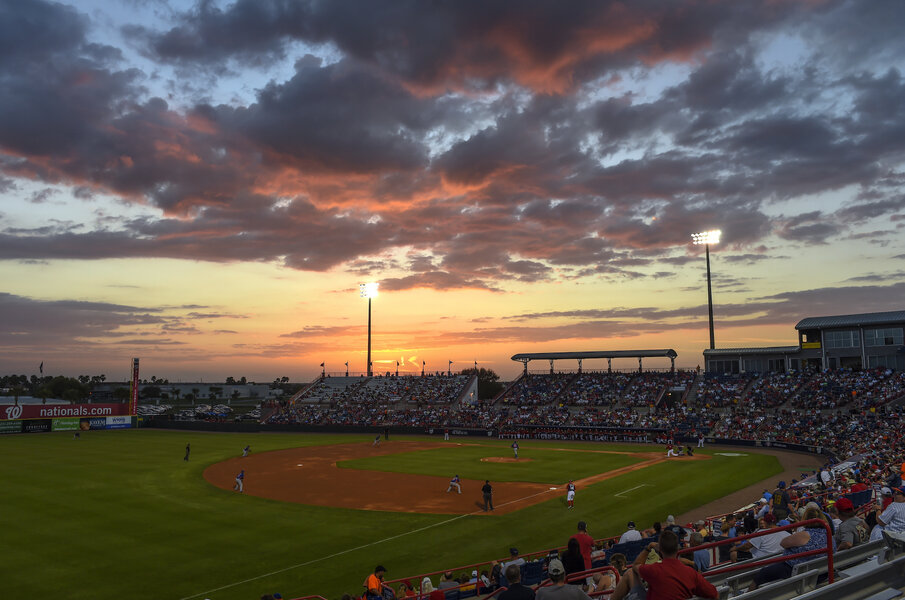 Fans are happy to be back at Roger Dean Chevrolet Stadium; plus