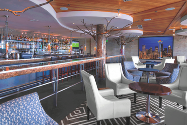 interior of six seven bar in seattle