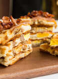 Thrillist recipe waffle breakfast sandwich