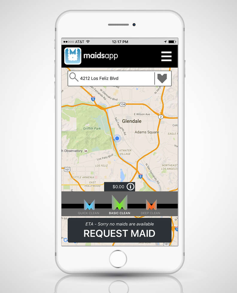 MaidsApp iphone screenshot