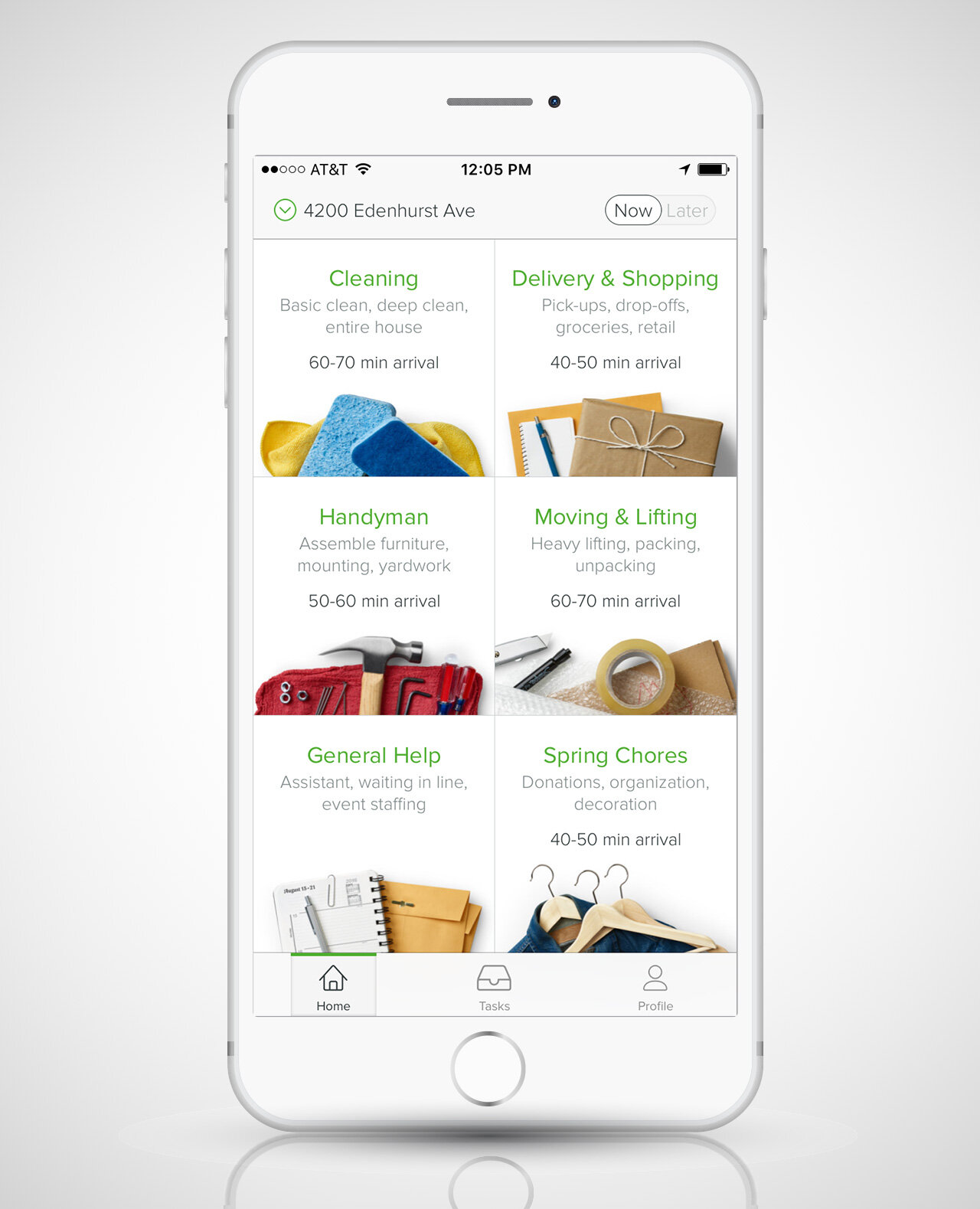 TaskRabbit iPhone screenshot