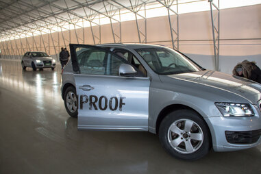 Tire testing at Nokian’s White Hell Ice Hall