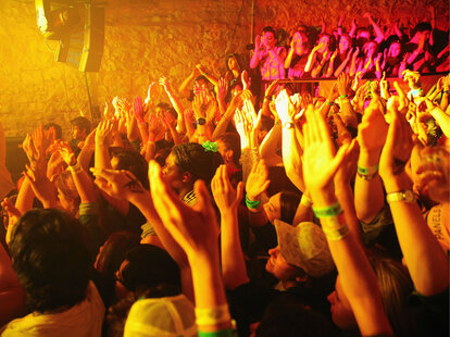 crowd at concert