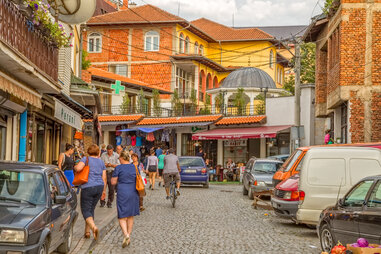 streets of Prishtina, Kosovo