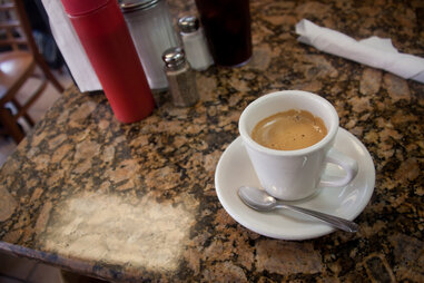 Tropical Beach Cafe cuban coffee at Miami Beach, FL