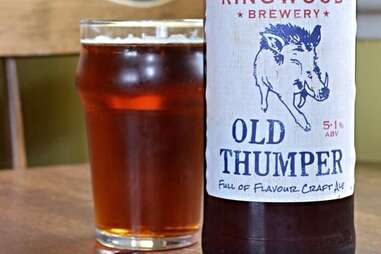 Ringwood Brewery Old Thumper beer