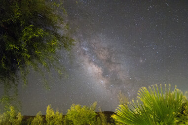the milky way, San Diego Road Trips, Palm Canyon Hotel