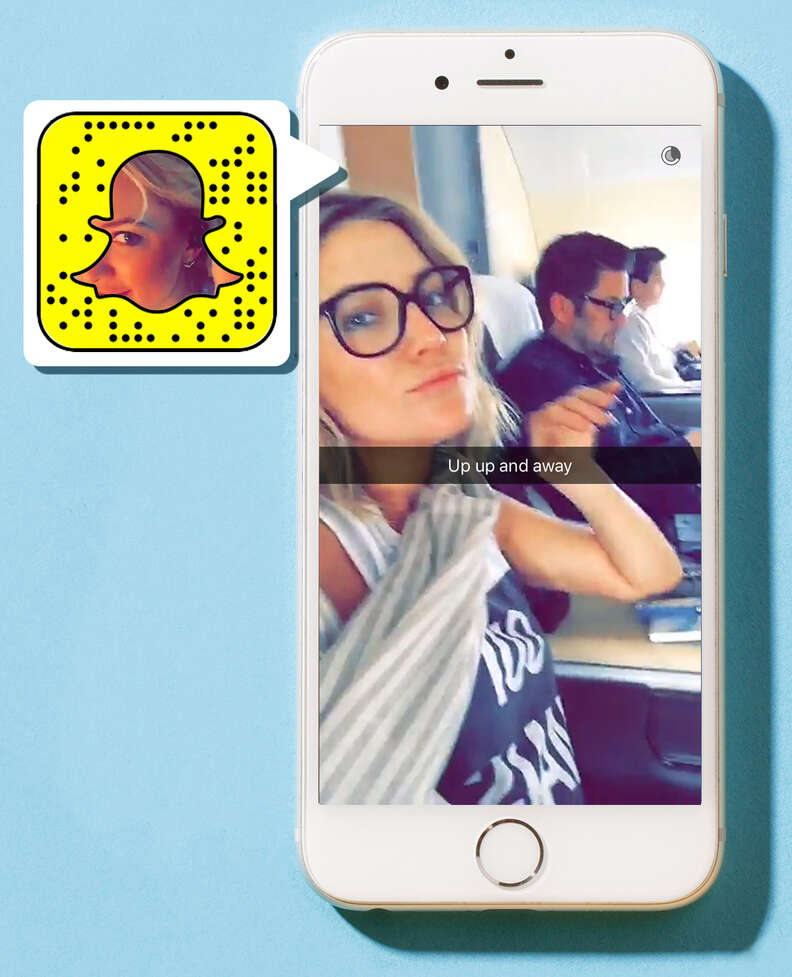 Kate Hudson on Snapchat