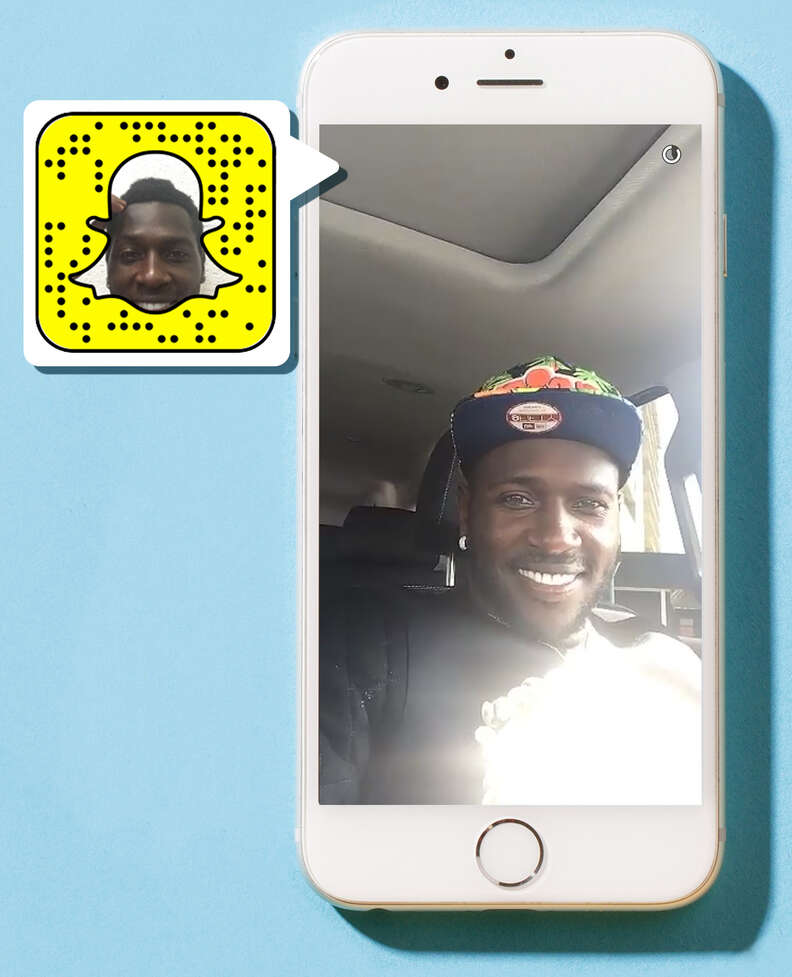 Antonio Brown on Snapchat