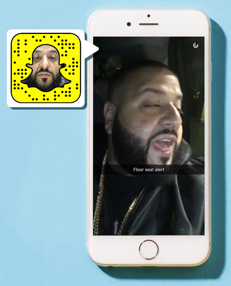 DJ Khaled on Snapchat