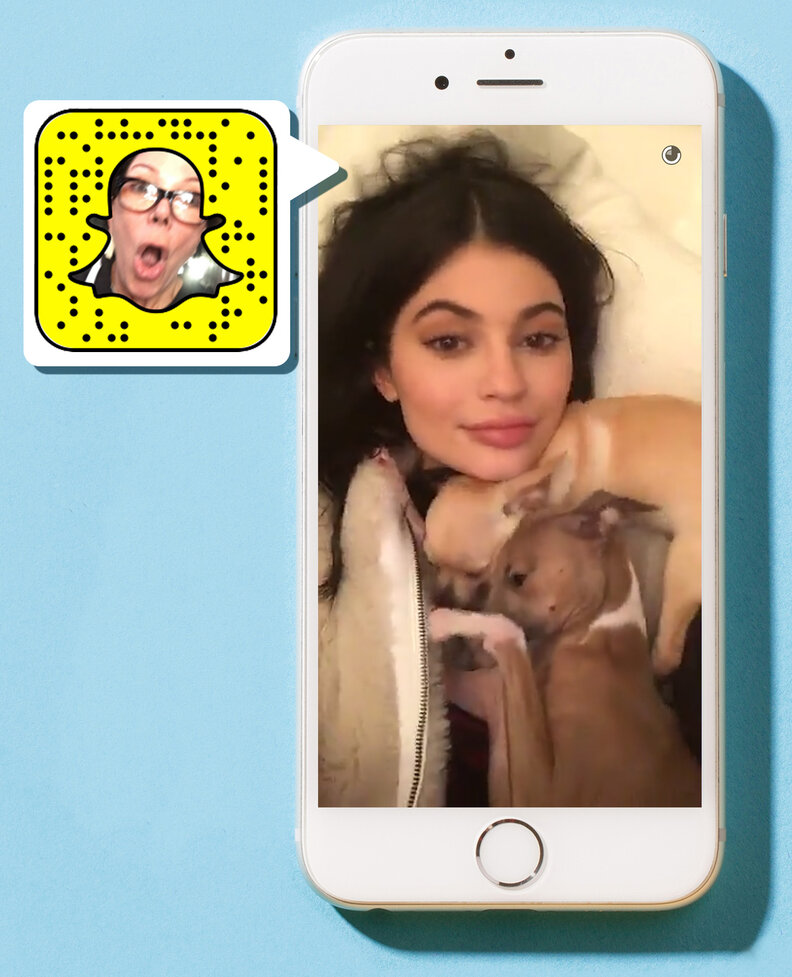 Kylie Jenner on Snapchat