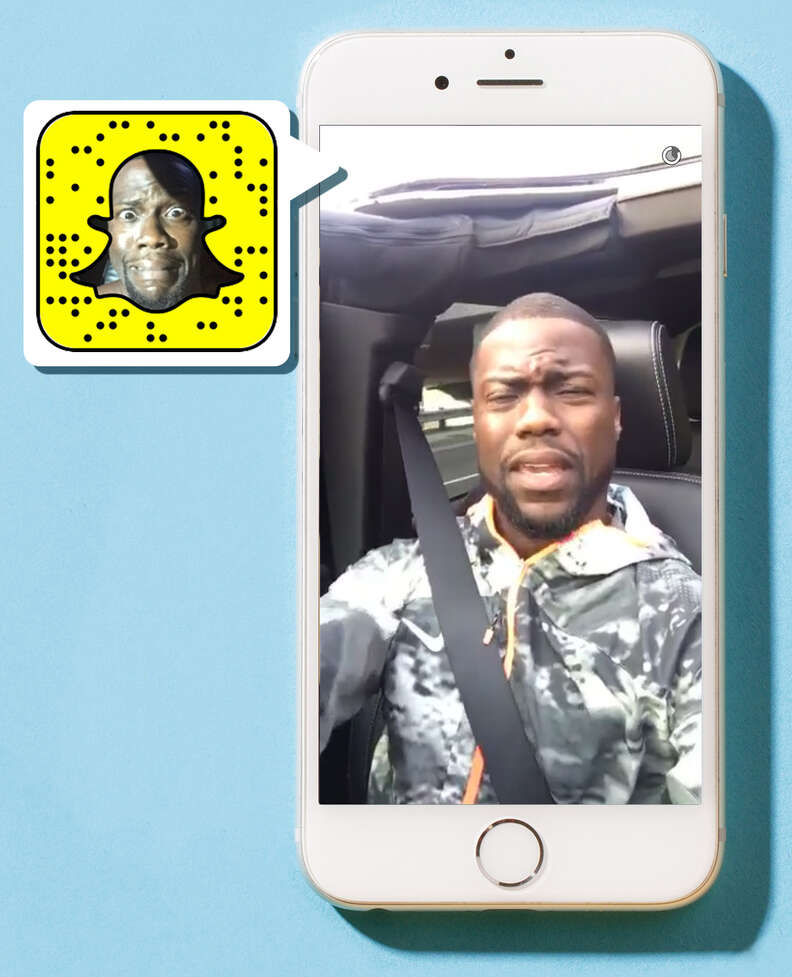 Kevin Hart on Snapchat