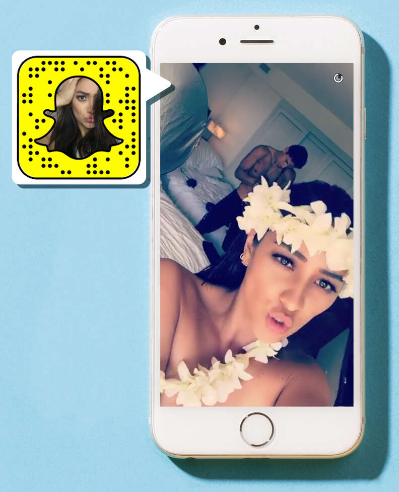 Shay Mitchell on Snapchat